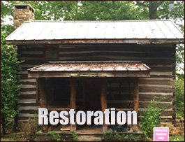 Historic Log Cabin Restoration  Clayton County, Georgia